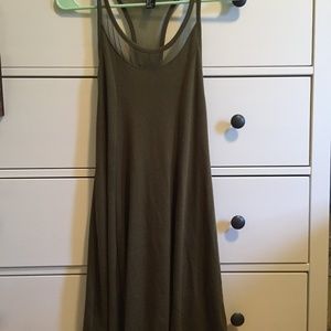 Forever 21 small green knee length flowy dress